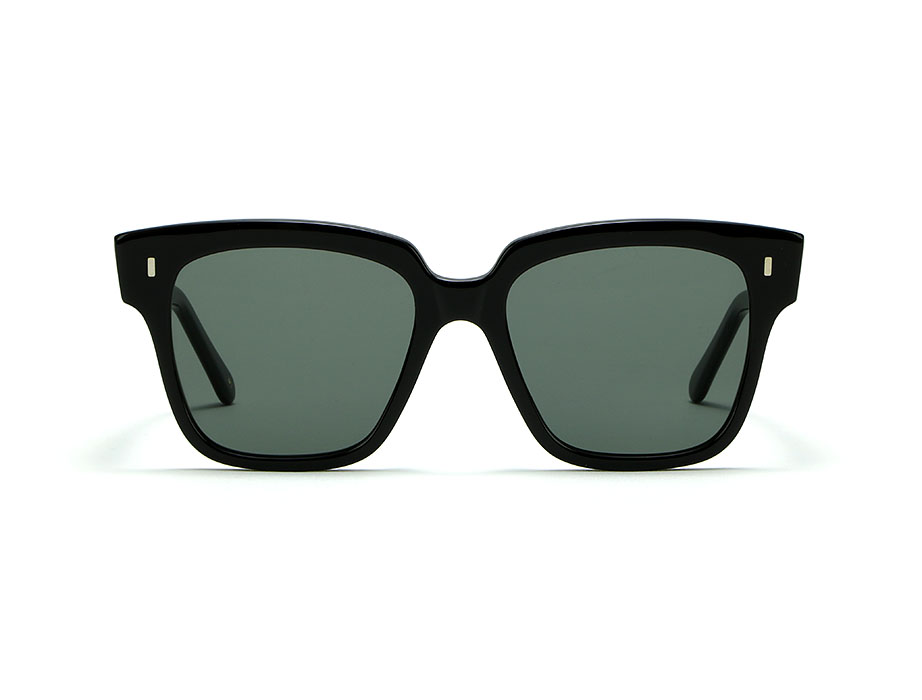 L.G.R Dakhla occhiali da sole Black 01 lente verde
