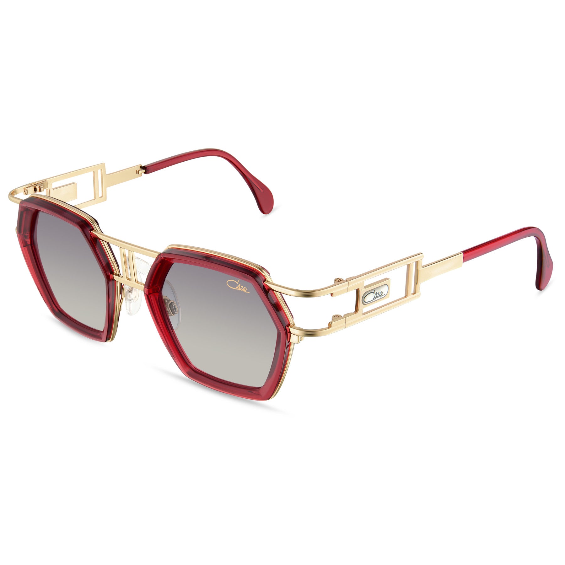 Cazal Legends MOD 677 occhiali da sole 002 rosso-oro unisex