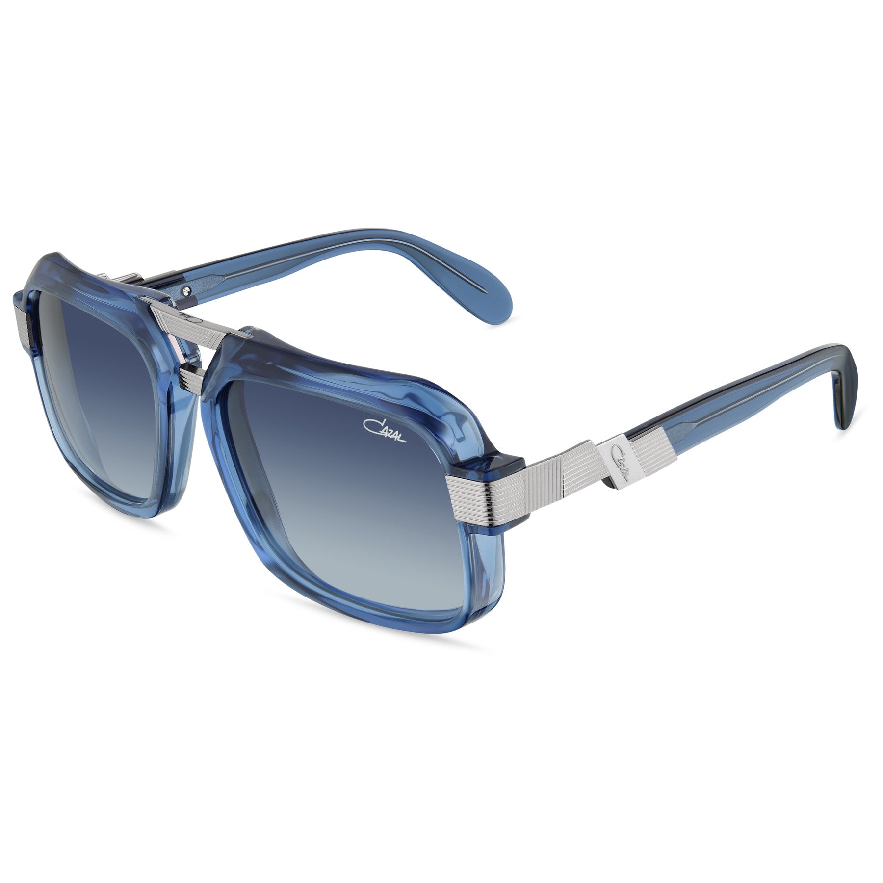 Cazal Legends MOD 669 occhiali da sole uomo 002 blu-gunmetal