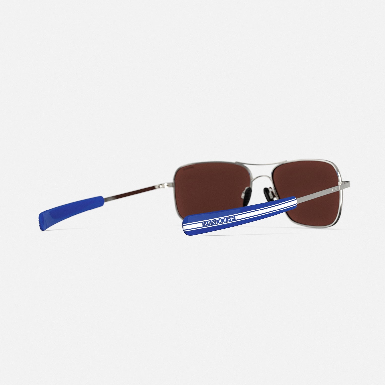 Randolph Shelby Archer Gunmetal occhiali da sole blu