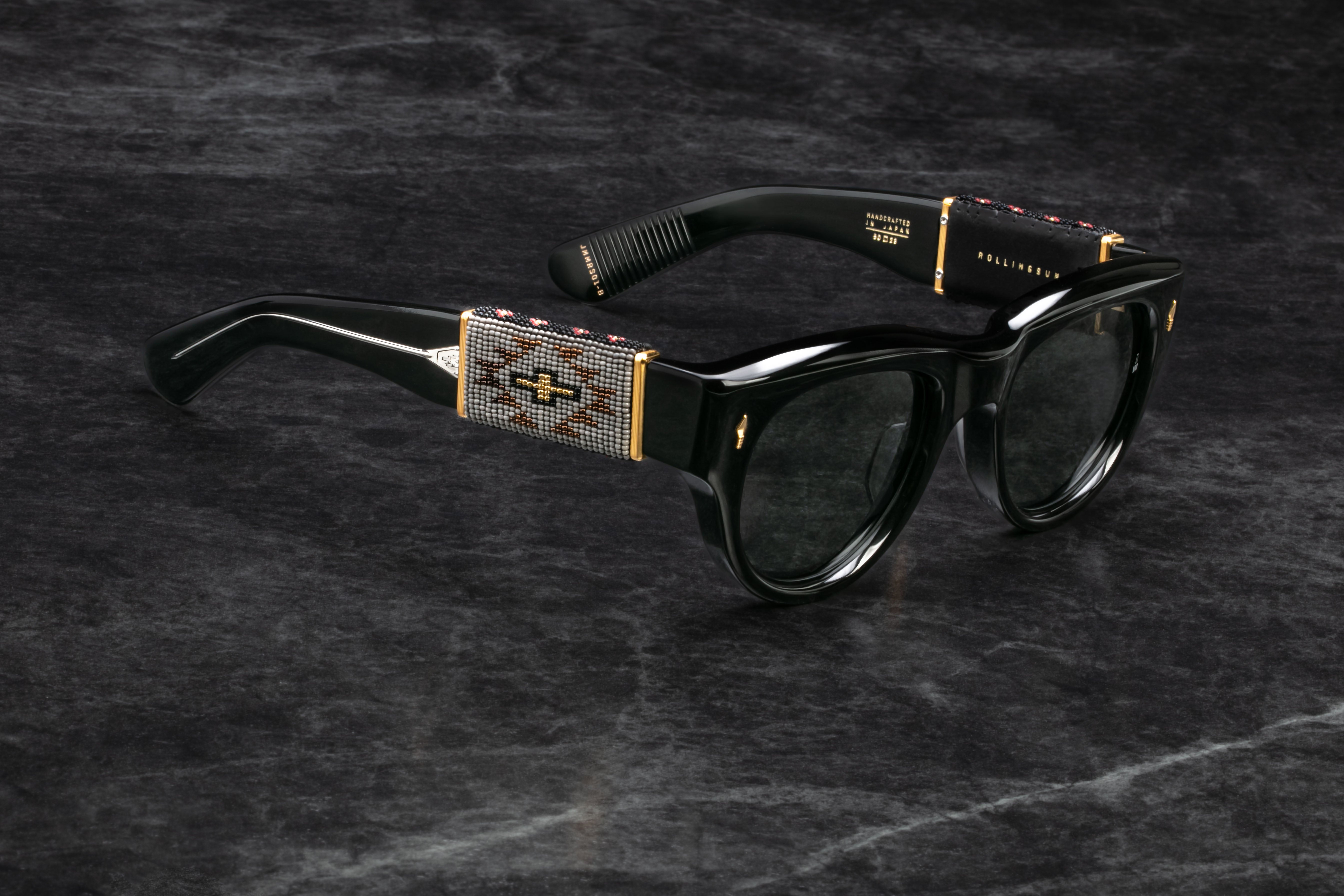 Jacques Marie Mage Rollingsun 1:1 #8 occhiali da sole hematite vetro grigio