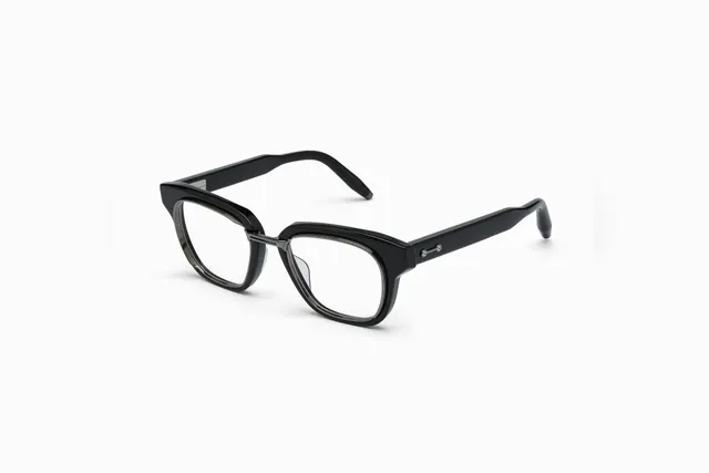 Akoni Etere Apollo Rx occhiali vista nero titanio