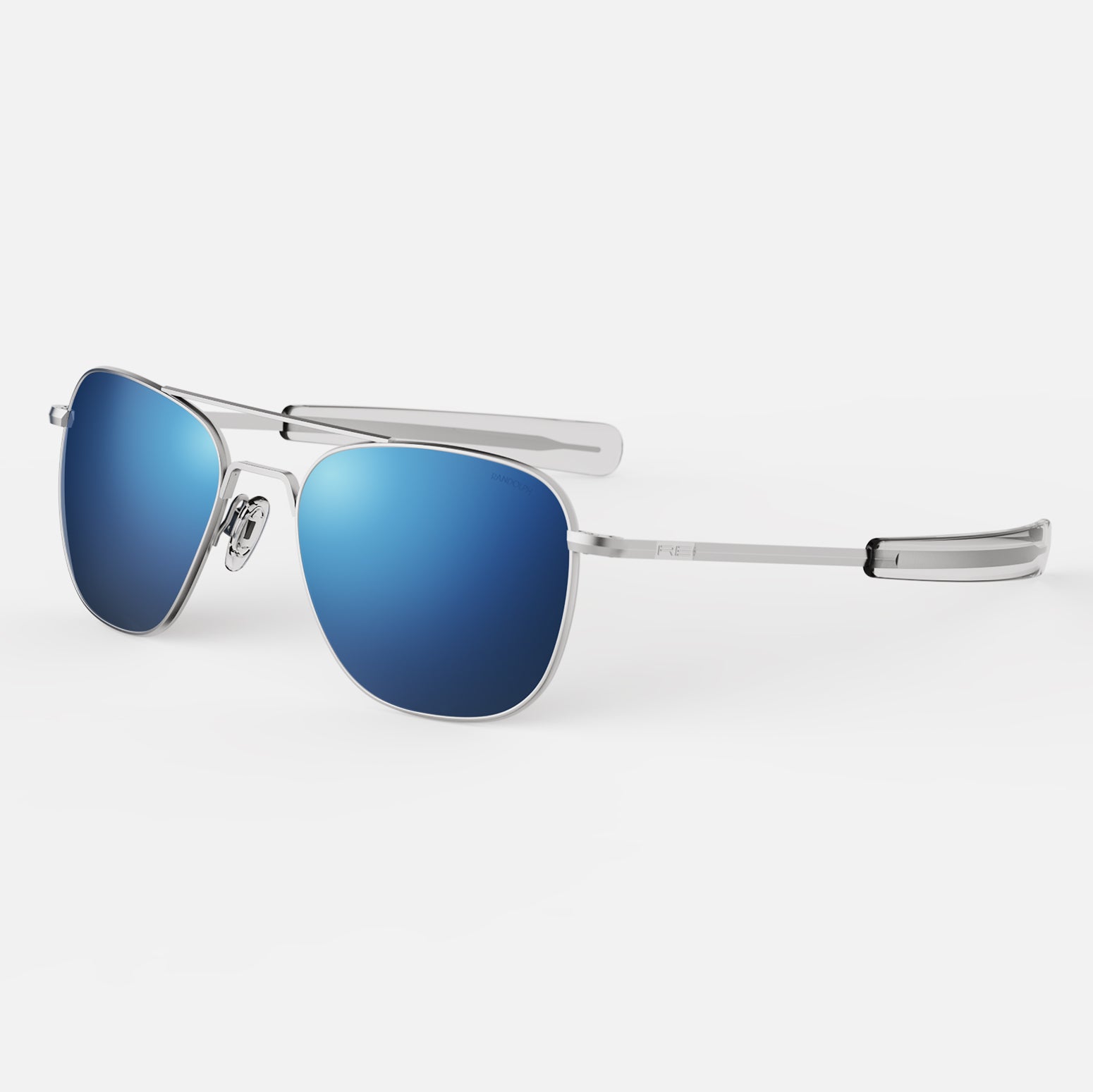 Randolph Aviator occhiali da sole vista cromo blu atlantico