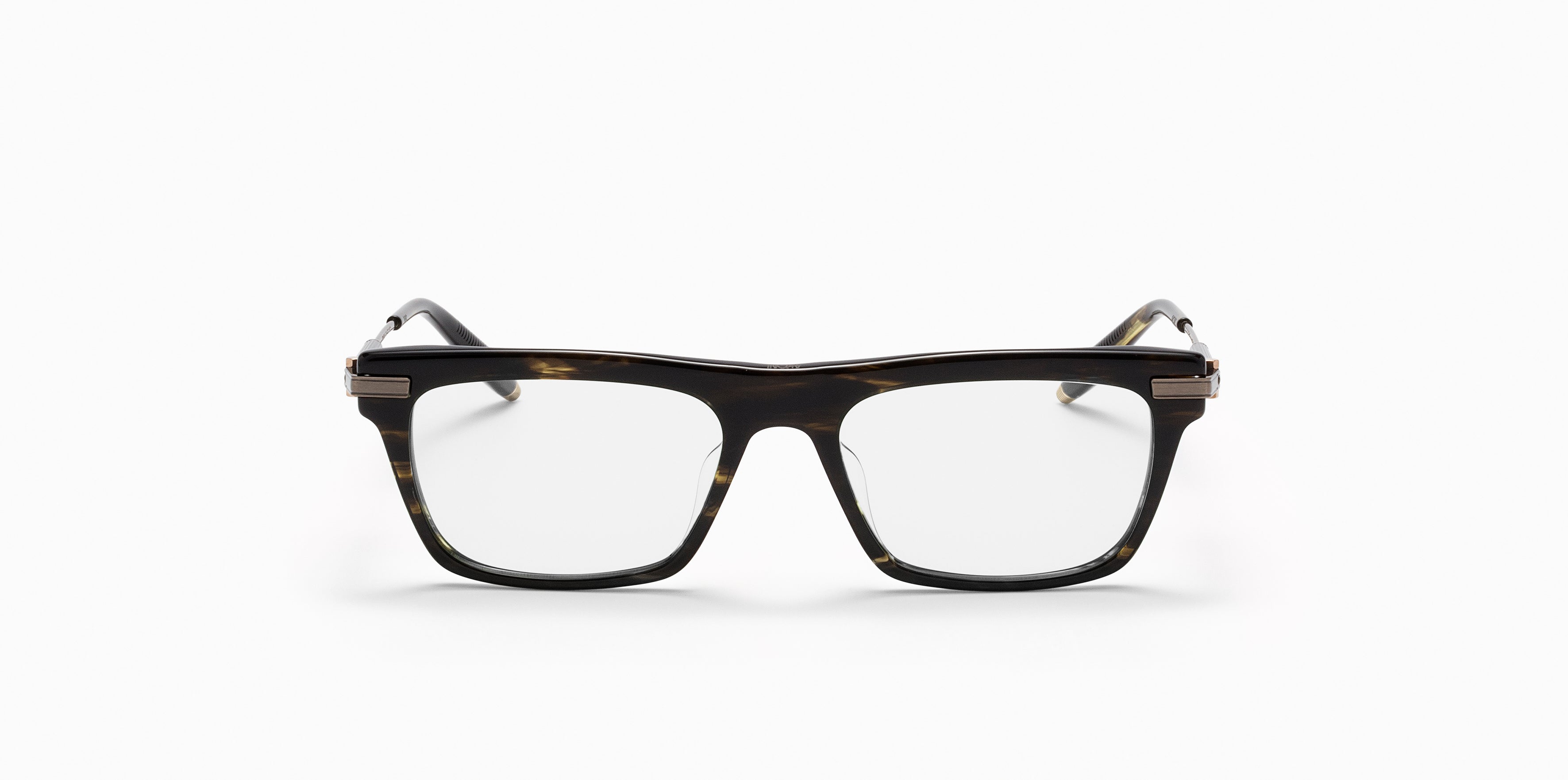 Akoni Etere Arc occhiali da vista Dark Tortoise titanio