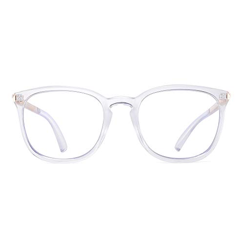 Glindar Nerd quadrati occhiali computer filtro luce blu