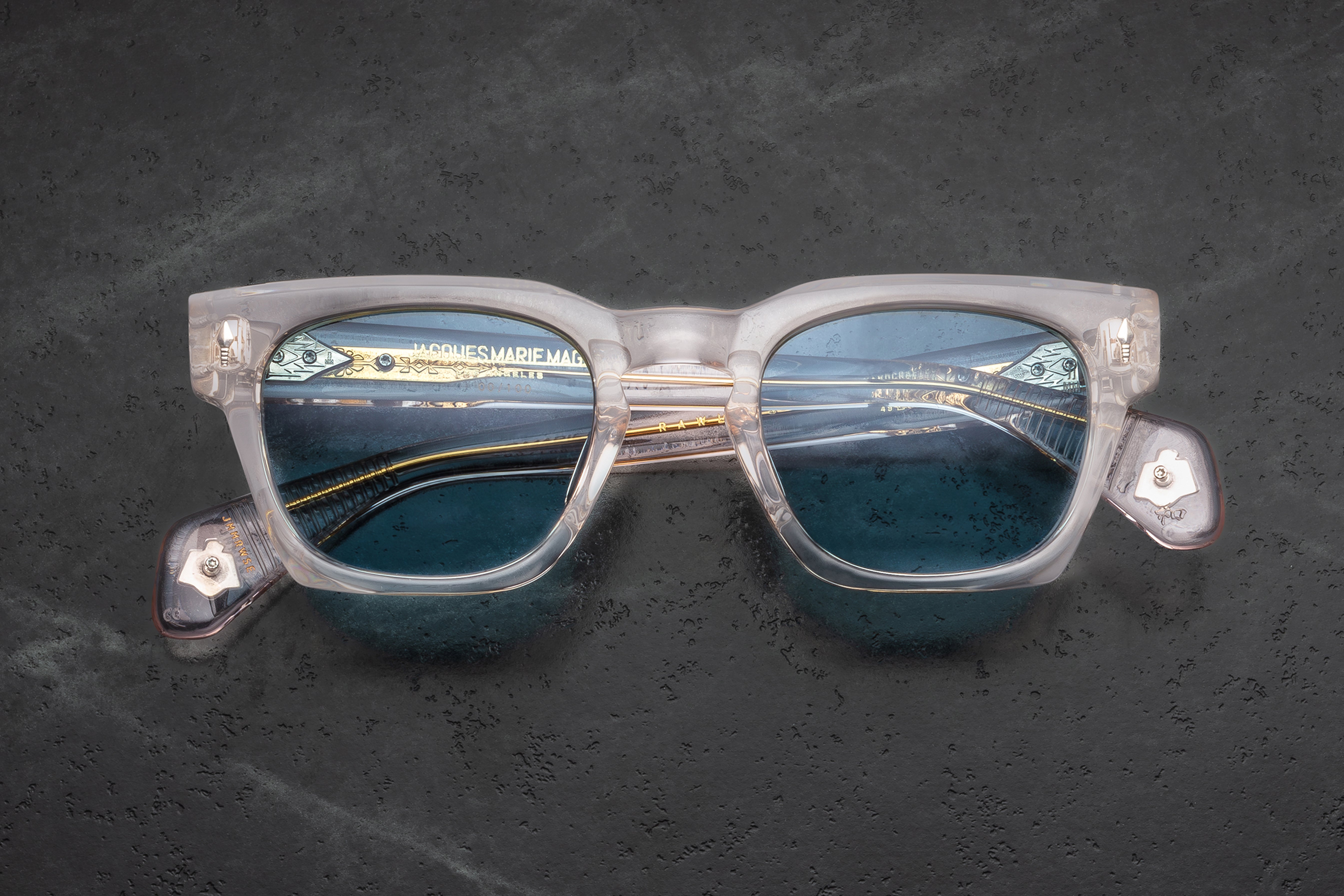 Jacques Marie Mage Rawlins K4 occhiali sole vetro onice