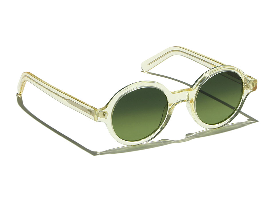 L.G.R Reunion Bold occhiali da sole champagne sfumati