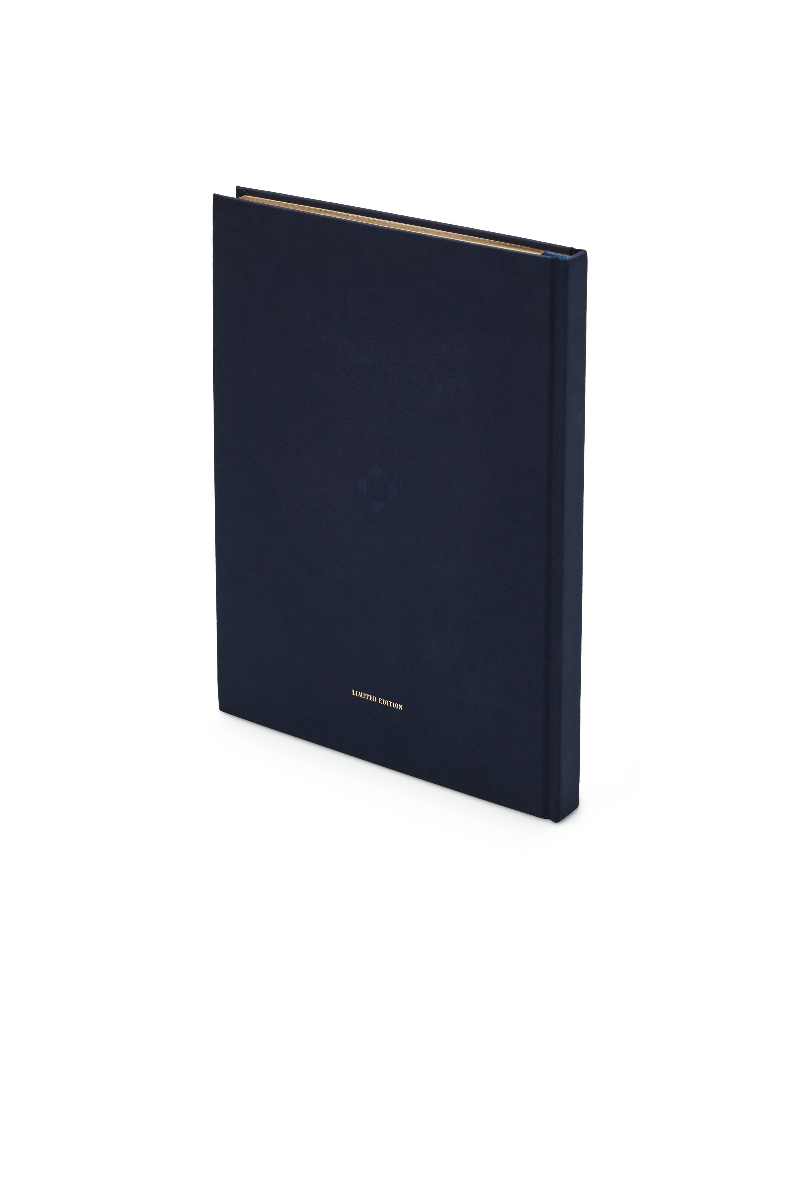 Lunetterie Generale Deluxe Notebook taccuino blu navy bordi dorati