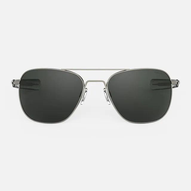 Randolph Aviator Gunmetal American Gray occhiali sole graduati 55mm