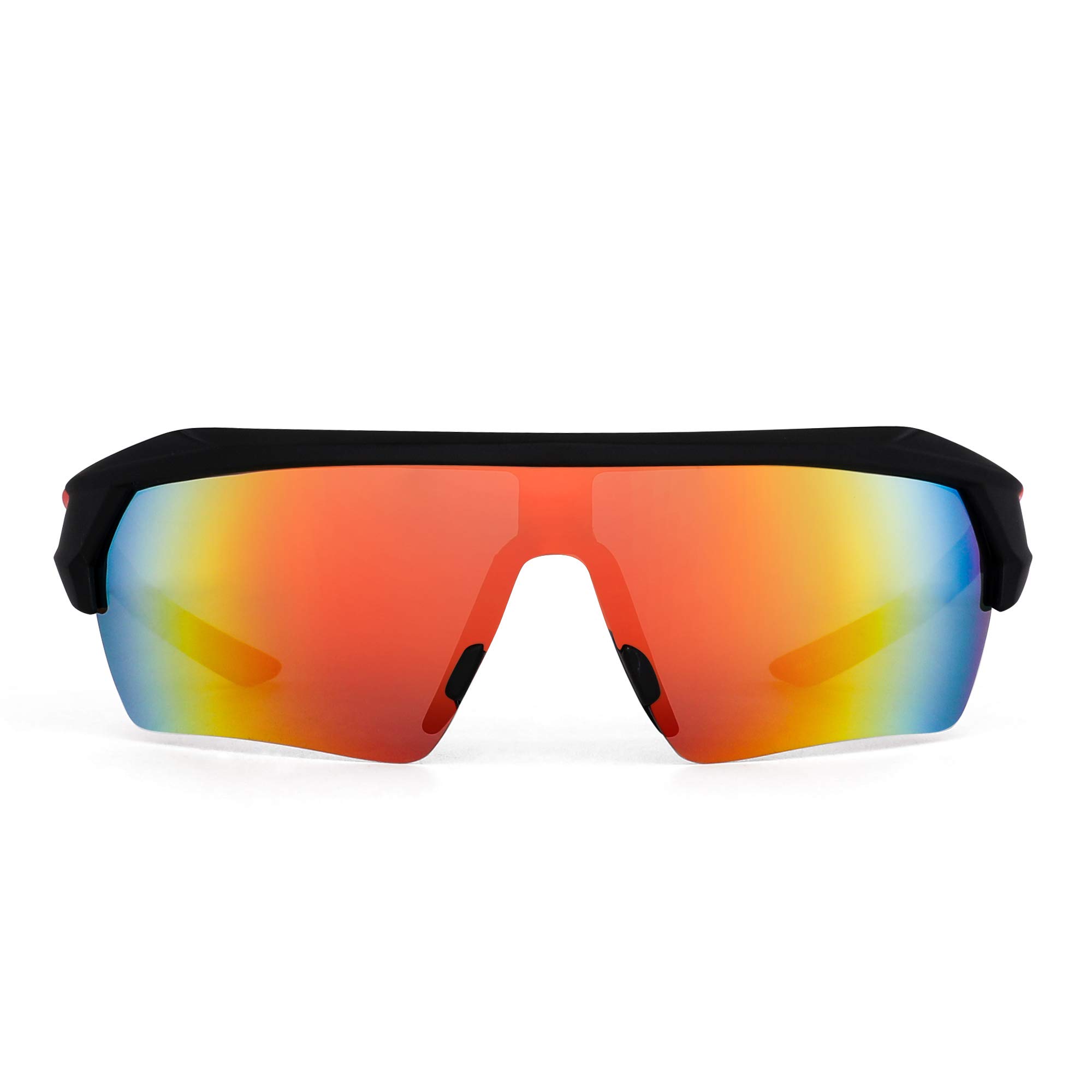 Glindar Shield occhiali da sole sportivi polarizzati blu