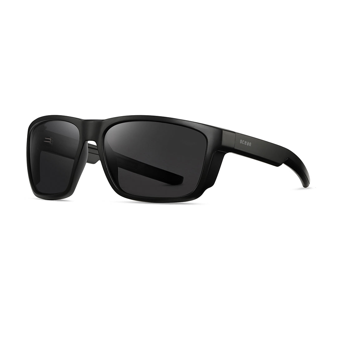 Ocean Kitesurf occhiali da sole nero opaco polarizzati