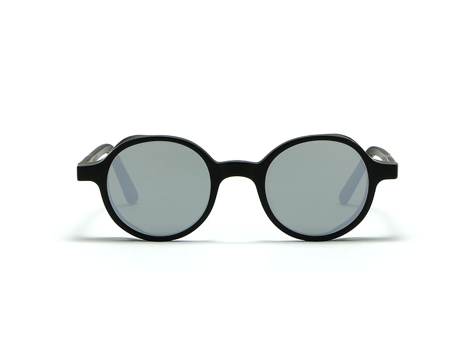 L.G.R Reunion Explorer occhiali da sole Black Matt specchiati