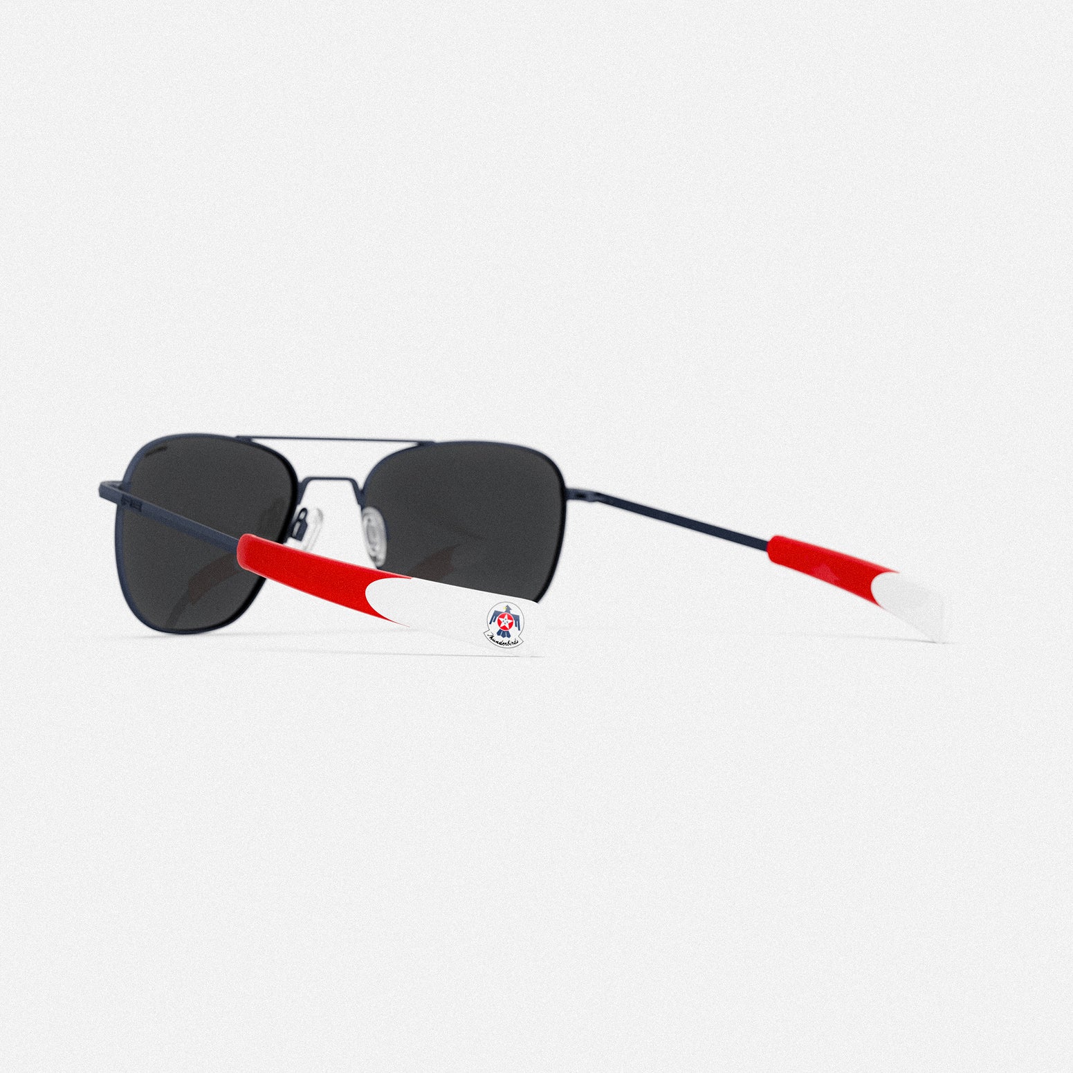 Randolph Aviator Thunderbirds occhiali da sole 55mm blu