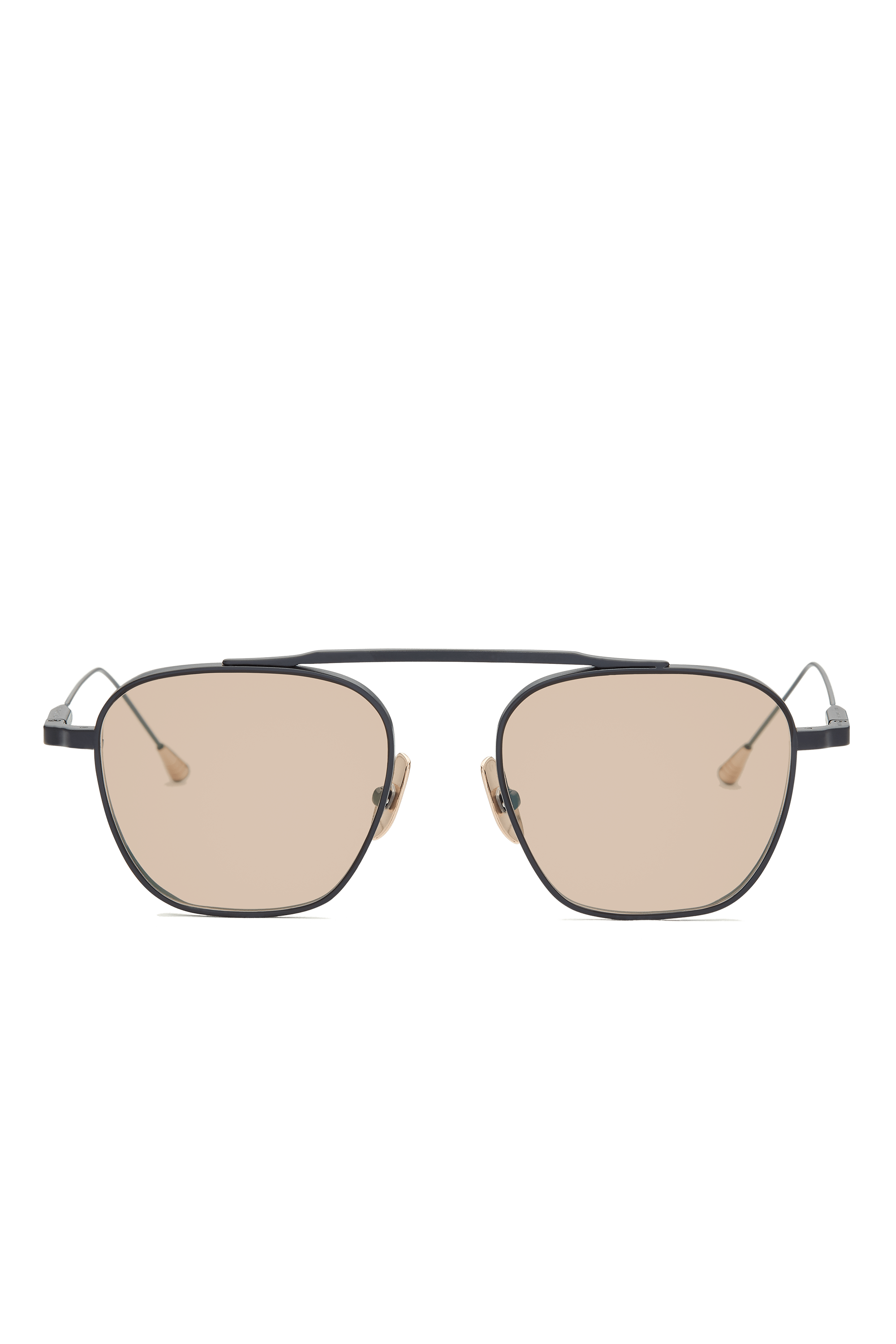 Lunetterie Generale Spitfire occhiali sole nero lente ambra