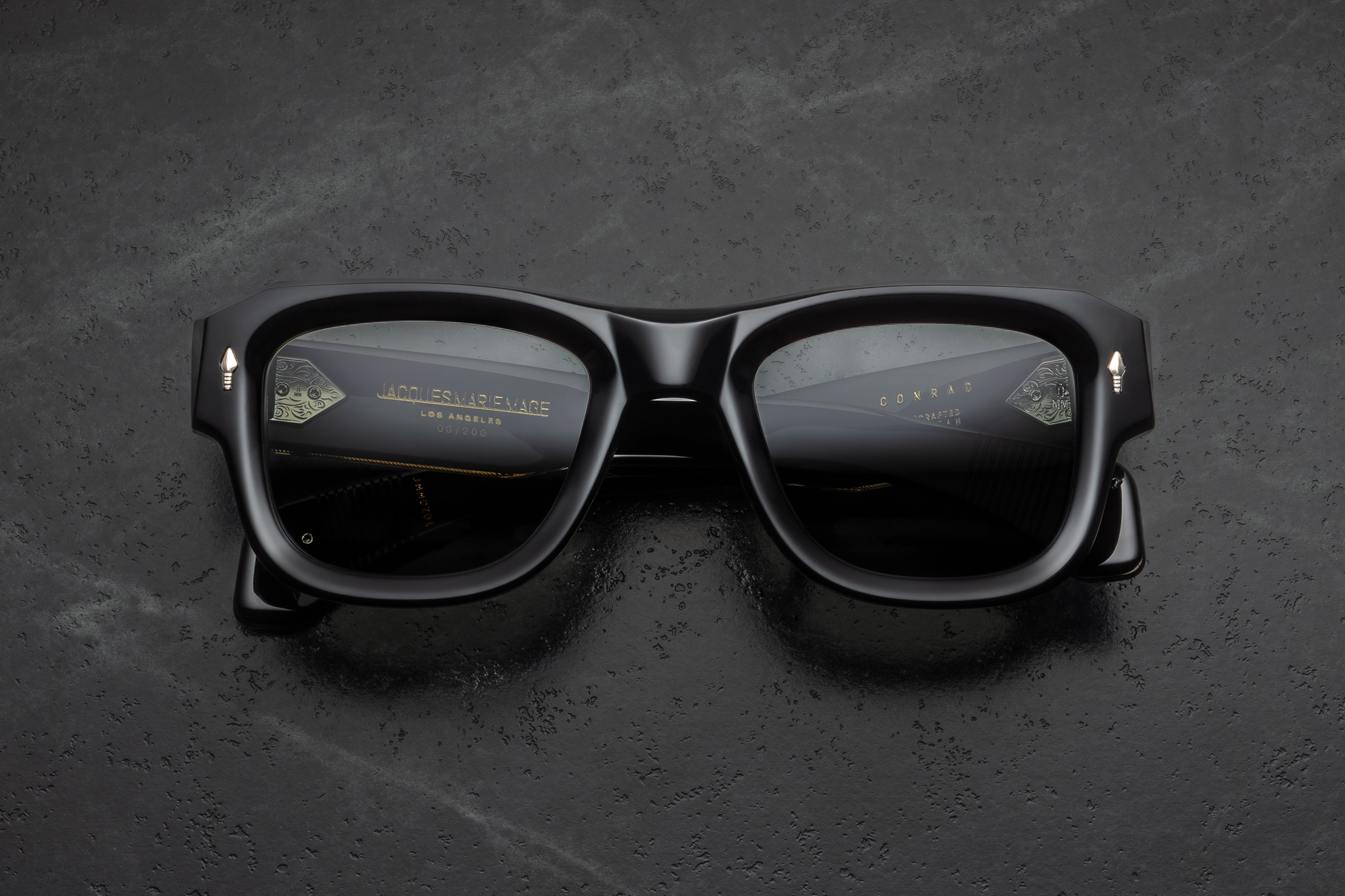 Jacques Marie Mage Conrad occhiali da sole 01-Noir vetro minerale