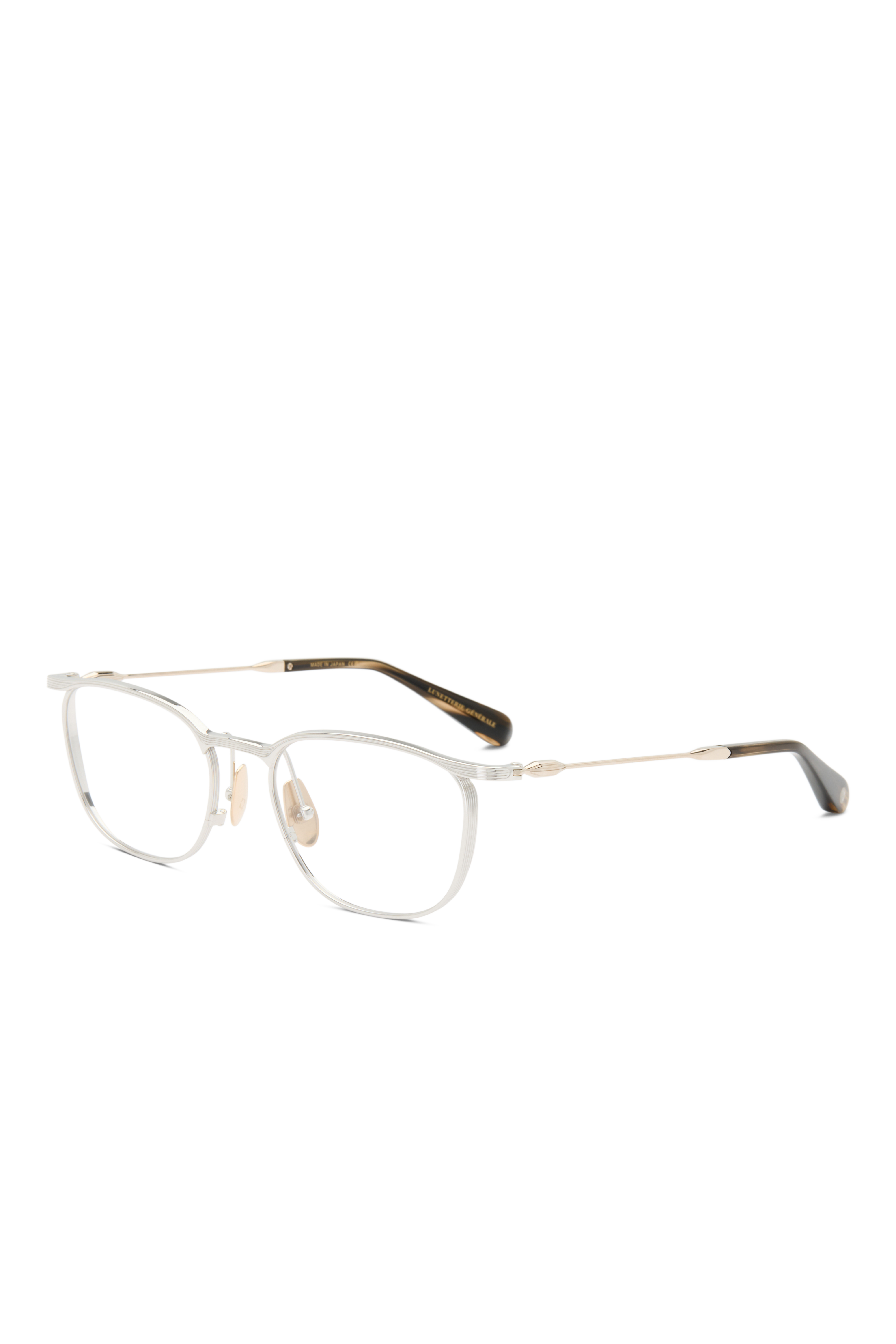 Lunetterie Generale Eldorado occhiali da vista palladio oro 16k titanio