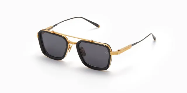 Akoni Optima Solis occhiali da sole Solid Black aviatore