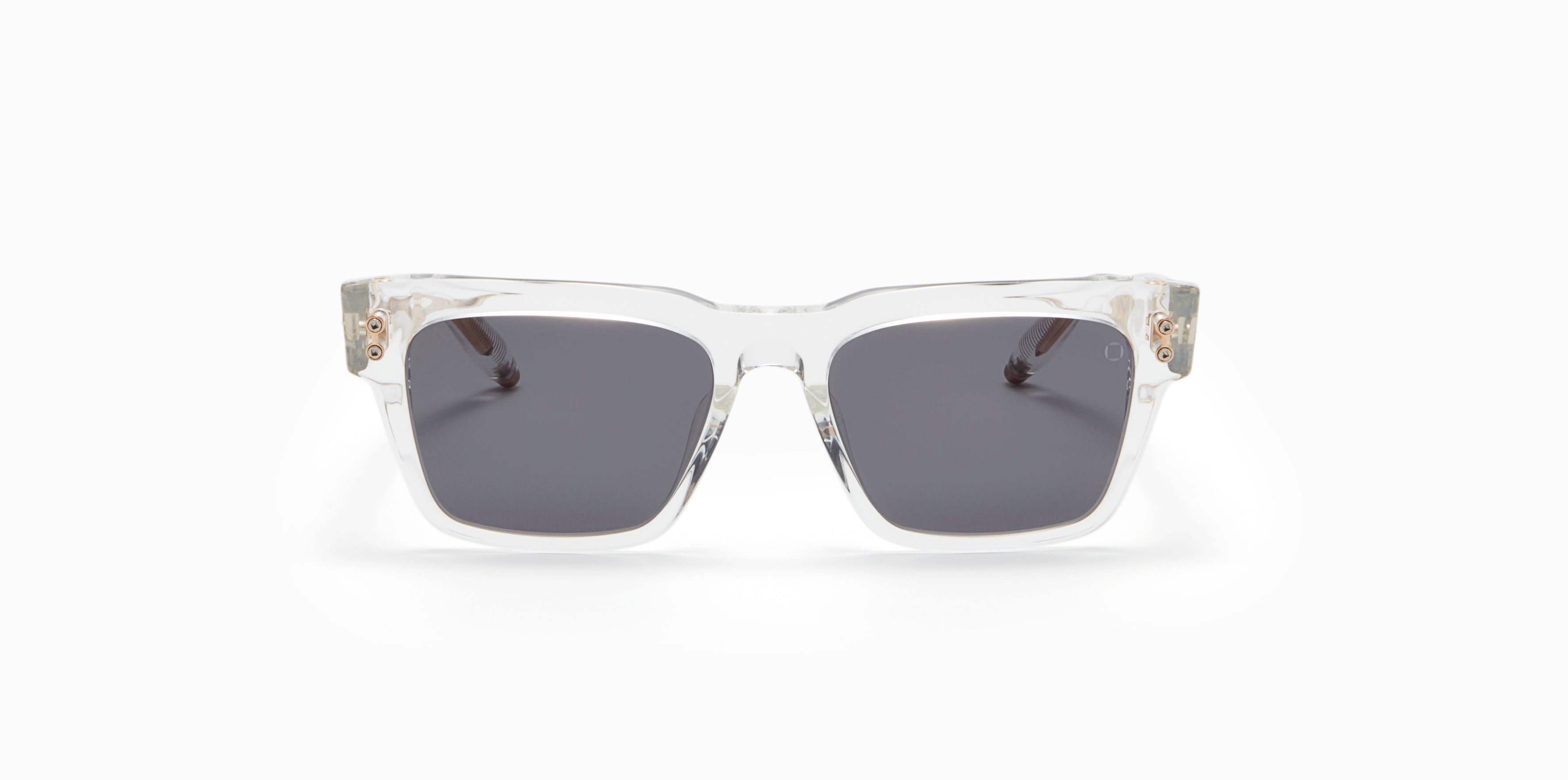 Akoni Etere Columba 56 occhiali da sole crystal clear
