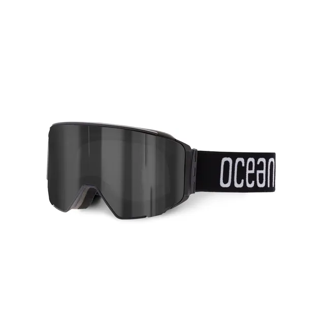 Ocean Denali maschera sci nera lente smoke casco