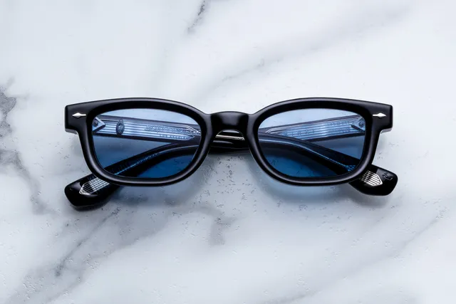 Jacques Marie Mage Carmina occhiali da sole 6W-Titan Cerulean