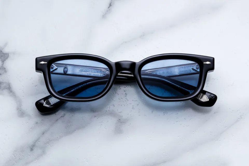 Jacques Marie Mage Carmina occhiali da sole 6W-Titan Cerulean