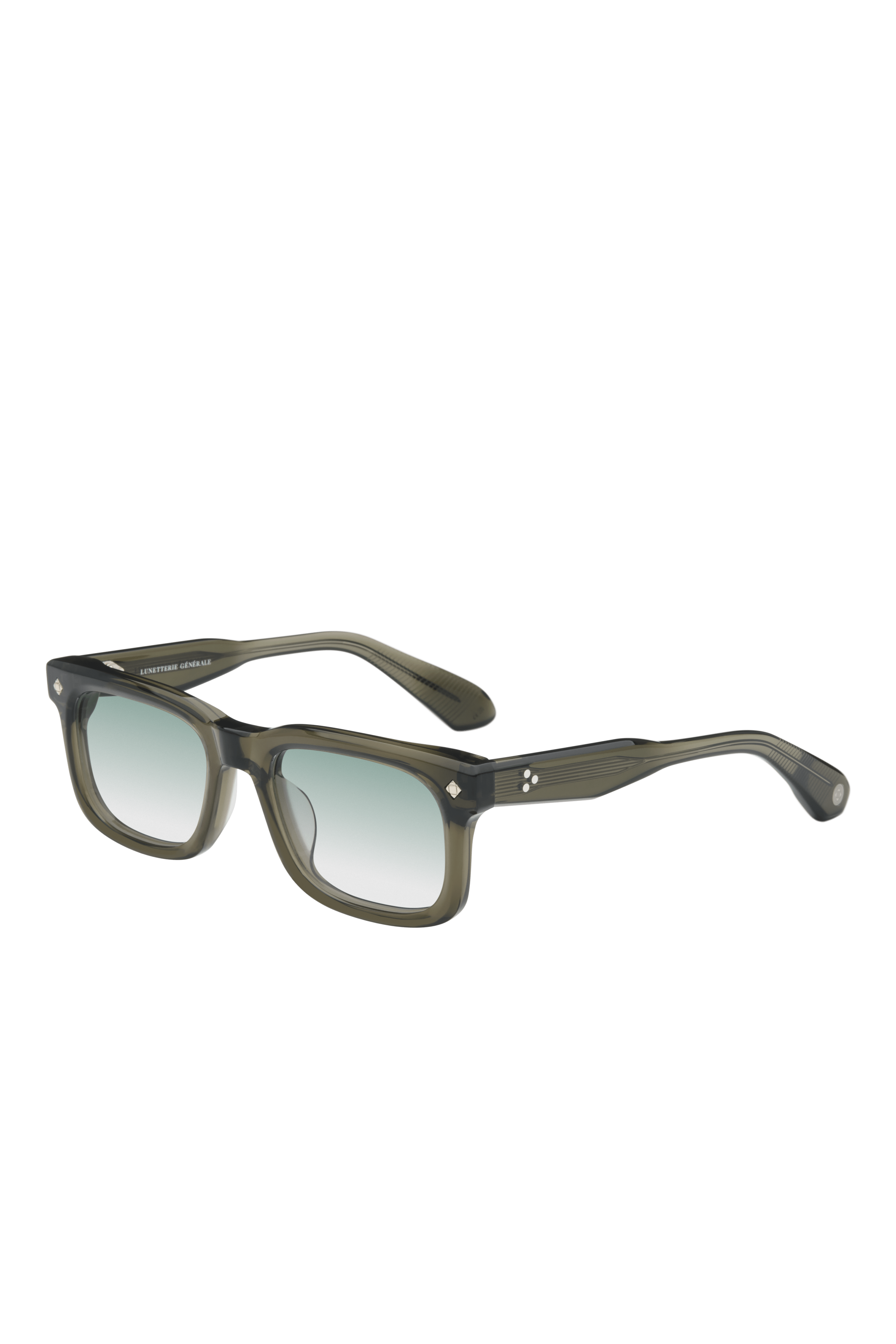 Lunetterie Générale Grand Voyageur occhiali da sole nero oro grigio