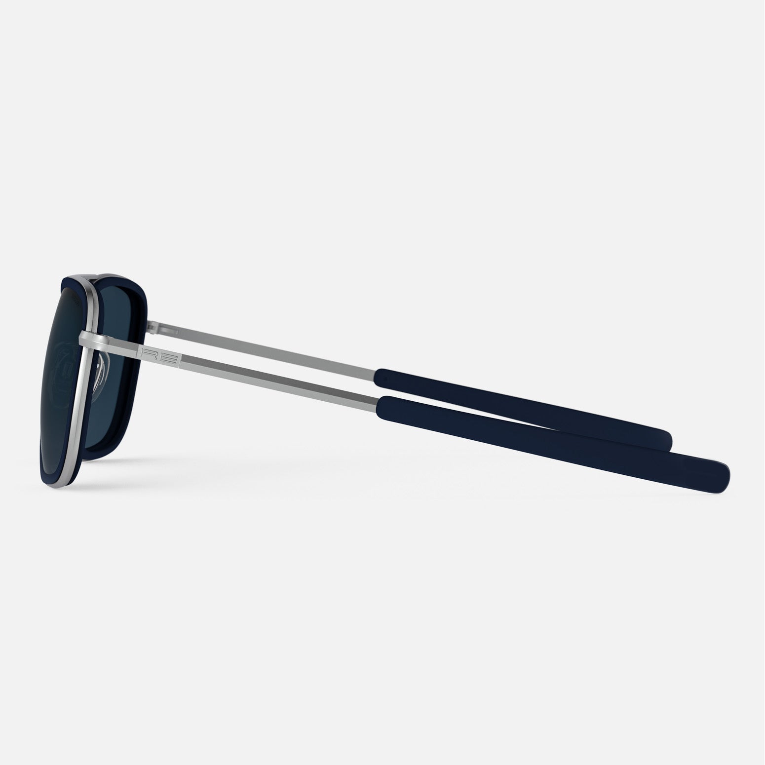 Randolph Aviator Fusion Matte Chrome Blue Sapphire occhiali da sole 55mm