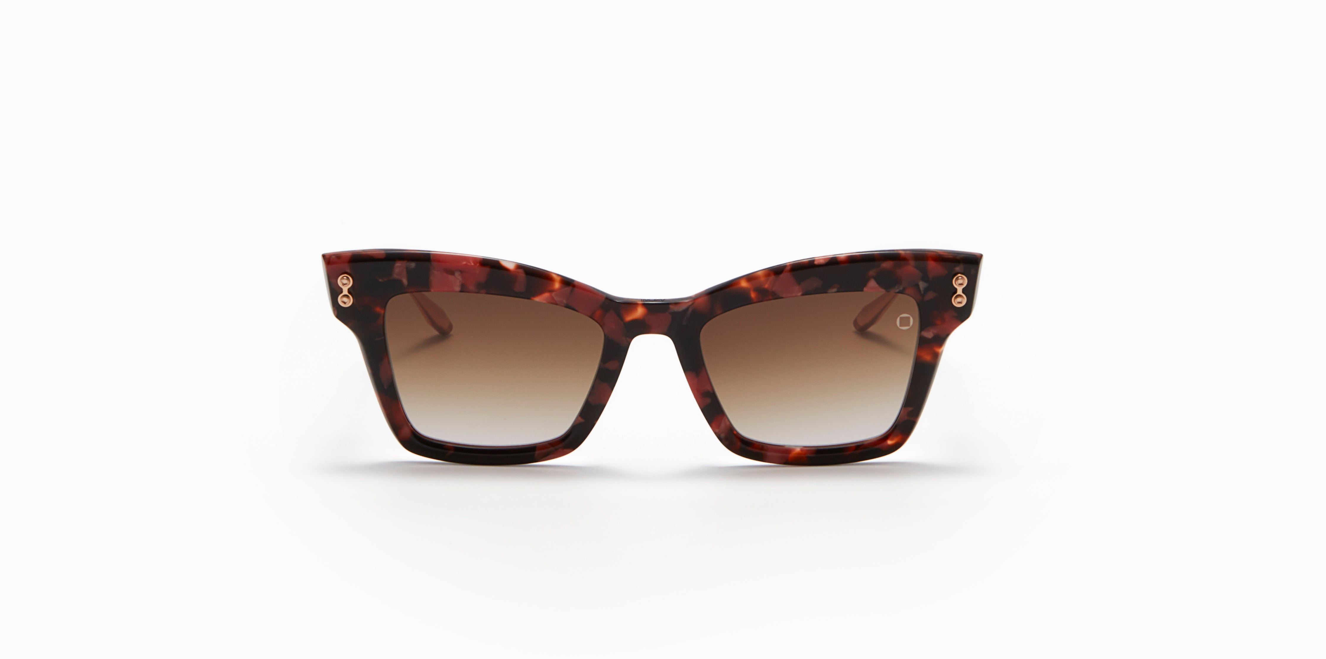 Akoni Etere Innes occhiali da sole brown pink cat-eye