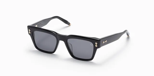 Akoni Etere Columba 54 occhiali da sole nero acetato